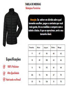 Bobojaco Feminina Preta com Capuz Removível | Estilosa, Quentinha e Confortável | Tamanhos do P ao GG