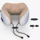 Massageador Elétrico Travesseiro 110V/220V | Shiatsu com Aquecimento | Para Pescoço, Costas e Lombar | Rosa ou Marrom