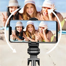 Selfie Speaker Bluetooth com Tripé e Controle Remoto Retrátil – Ideal para Fotos e Vídeos