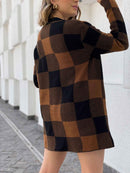 Max Kimono Cardigan Xadrez Onça Tricot Feminina – Tendência da Moda Para Toda Estação!