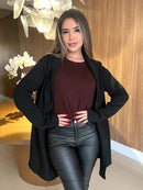 Max Kimono Cardigan Xadrez Onça Tricot Feminina – Tendência da Moda Para Toda Estação!