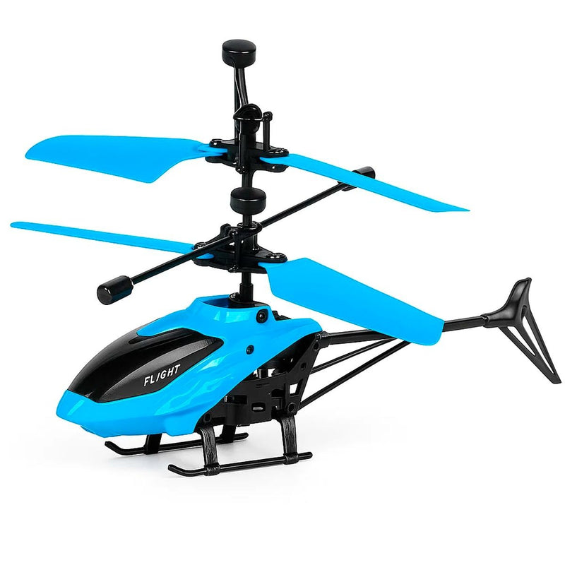 Brinquedo Helicóptero Sensorial Voador Controle Remoto Recarregável