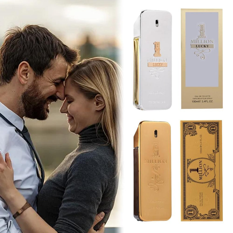 Perfume Masculino Luxo 100ml | Inspiração One Million | Alta Fixação, Elegância e Poder na Sua Fragrância!