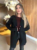 Max Kimono Cardigan Xadrez Onça Tricot Feminina – Tendência da Moda Para Toda Estação!