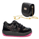 Combo Infantil Funfy Blogueirinha | Tênis + Bag Feminina | Estilo e Conforto Para Meninas | Várias Cores e Tamanhos