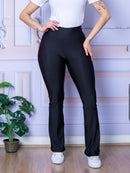 Calça Legging Feminina Bailarina Boca de Sino com Elastano | Conforto e Estilo do P ao EXG