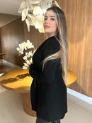 Max Kimono Cardigan Xadrez Onça Tricot Feminina – Tendência da Moda Para Toda Estação!