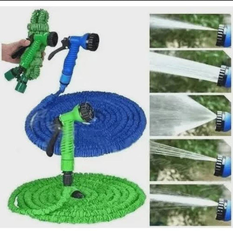Mangueira Magica Expansivel Flexivel e Retratil Elastica de Jardim 15 Metros