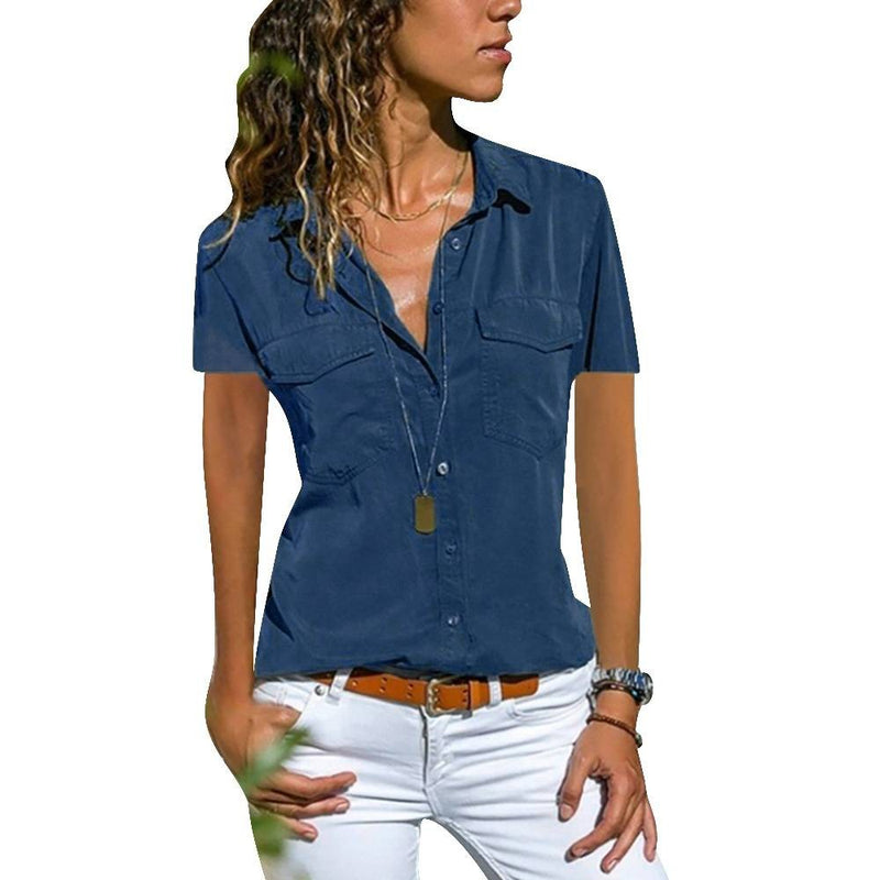 Camisas básicas para mulheres 2024 primavera verão coreia blusa casual roupas
