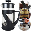 Cafeteira Prensa Francesa 800ml Vidro com Filtro Inox Manual Chá e Café - Cor Preto