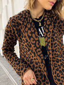 Max Kimono Cardigan Xadrez Onça Tricot Feminina – Tendência da Moda Para Toda Estação!