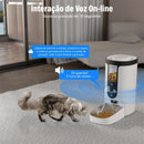 Alimentador Inteligente Pet 4L com Wi-Fi Controle Remoto App Voz Automático Newpet - Cor NP1275