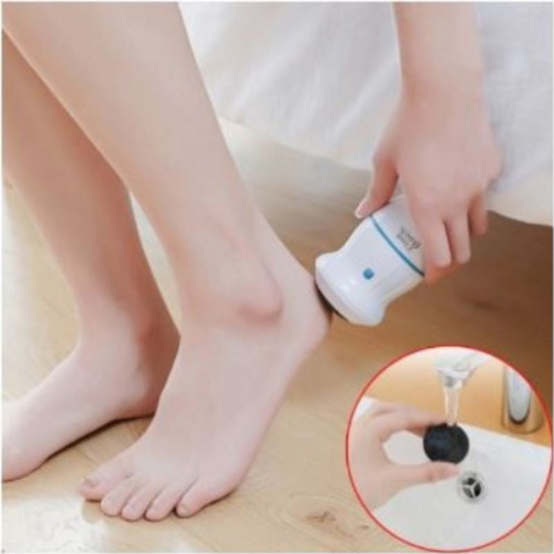 Esfoliador Elétrico Recarregável para Pés | Remove Calos e Asperezas | Lixa Potente e Portátil