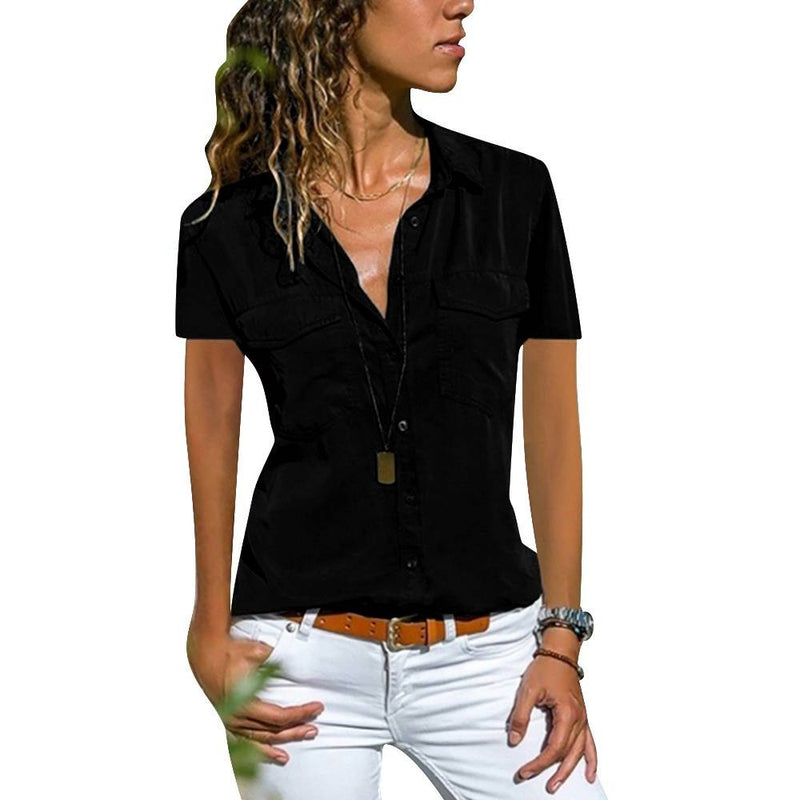 Camisas básicas para mulheres 2024 primavera verão coreia blusa casual roupas