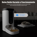 Alimentador Inteligente Pet 4L com Wi-Fi Controle Remoto App Voz Automático Newpet - Cor NP1275