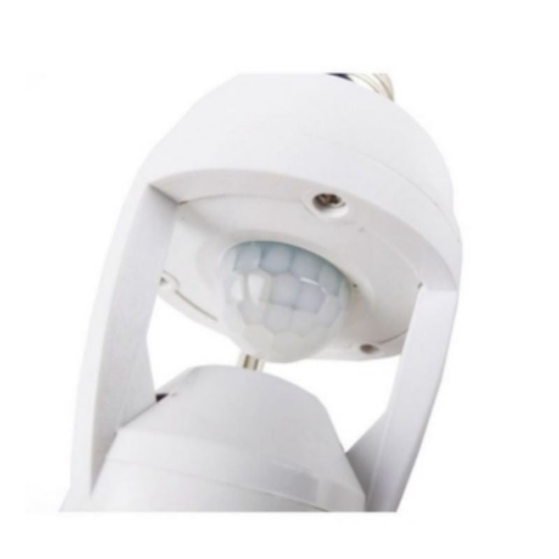 Sensor de Presença com Fotocélula Soquete E27 | Liga ao Detectar Movimento | Fácil Instalação | Economia de Energia