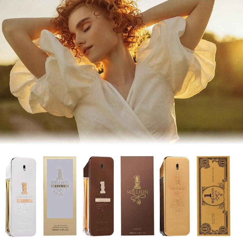 Perfume Masculino Luxo 100ml | Inspiração One Million | Alta Fixação, Elegância e Poder na Sua Fragrância!