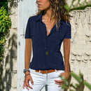 Camisas básicas para mulheres 2024 primavera verão coreia blusa casual roupas