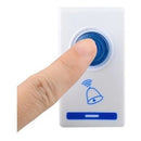 Campainha Sem Fio Wireless | Alcance 100m | Fácil Instalação | Volume Ajustável e Vários Toques | Uso Residencial ou Comercial