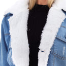 Jaqueta Parka Lavagem Clara Tendência Com Pelinhos Tipo Pelúcia Moda Fashion O