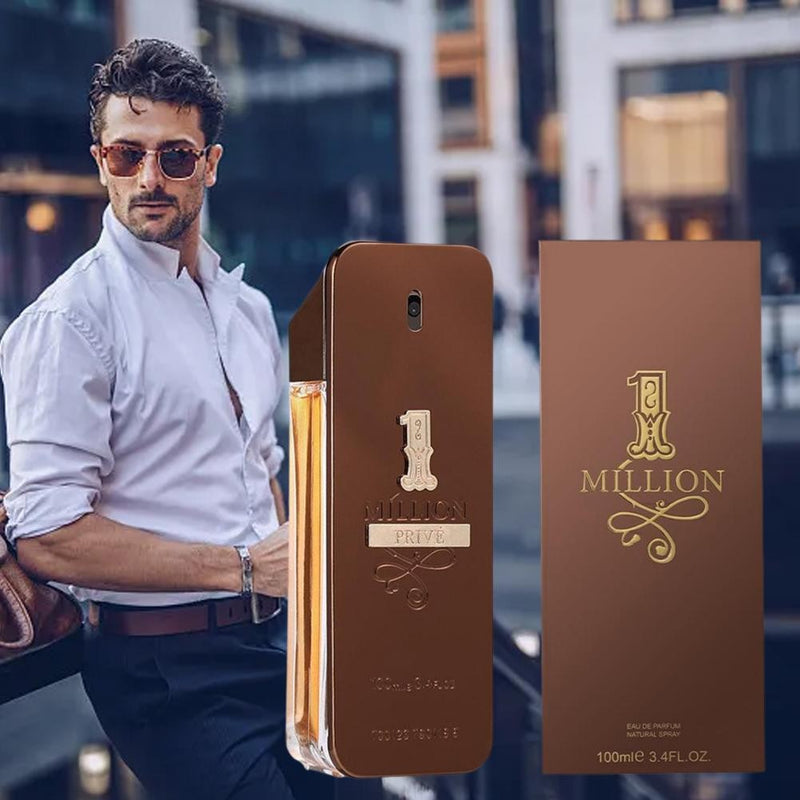 Perfume Masculino Luxo 100ml | Inspiração One Million | Alta Fixação, Elegância e Poder na Sua Fragrância!