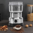 Moedor de café elétrico, moinho de grãos de aço inoxidável