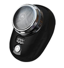 Mini barbeador elétrico para homens, veículo montado barbeador, display digita