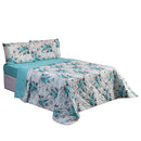 Kit Cobre Leito + Lençol Solteiro 3 Peças Esmeralda | 100% Algodão Percal | Toque Suave e Elegância!