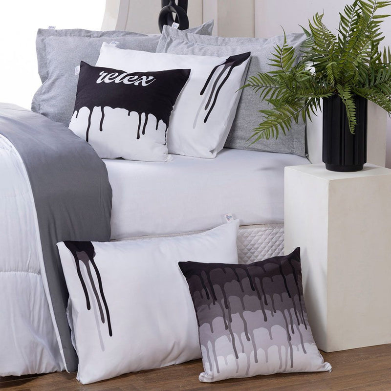 Kit Edredom Queen Linho Colorful 💫 4 Cores Sofisticadas | Conforto e Estilo para Seu Quarto!