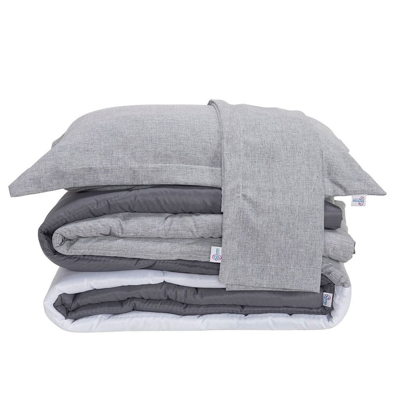 Kit Edredom Queen Linho Colorful 💫 4 Cores Sofisticadas | Conforto e Estilo para Seu Quarto!