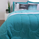 Kit Edredom Queen Linho Colorful Verde | Conforto, Elegância e Estilo para Seu Quarto!