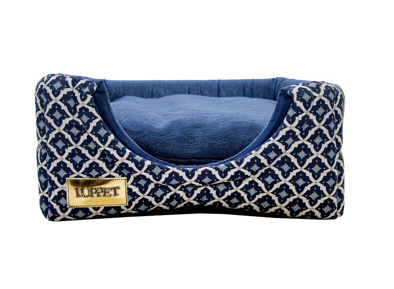 Cama Iglu Luxo p/ Cachorro Luppet G – Conforto e Estilo Azul Marinho
