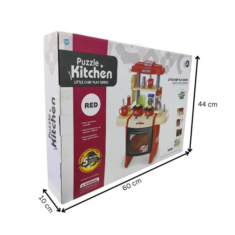 Cozinha Infantil Completa com Som, Luz e Acessórios