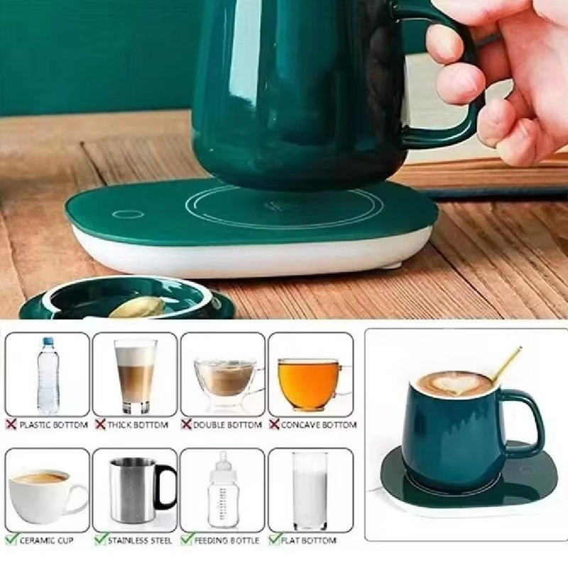 Aquecedor Elétrico de Mesa 55ºC para Café, Chá e Leite