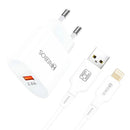 Carregador Completo Turbo 14W Lightning Hrebos HS-529i