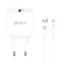 Carregador Completo Turbo 14W Lightning Hrebos HS-529i