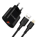 Carregador Completo Turbo 14W Lightning Hrebos HS-529i