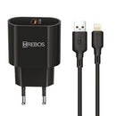 Carregador Completo Turbo 14W Lightning Hrebos HS-529i