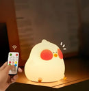 Luminária Infantil Abajur LED Siliconado Galinha AKL-L006