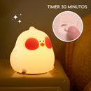 Luminária Infantil Abajur LED Siliconado Galinha AKL-L006