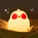 Luminária Infantil Abajur LED Siliconado Galinha AKL-L006