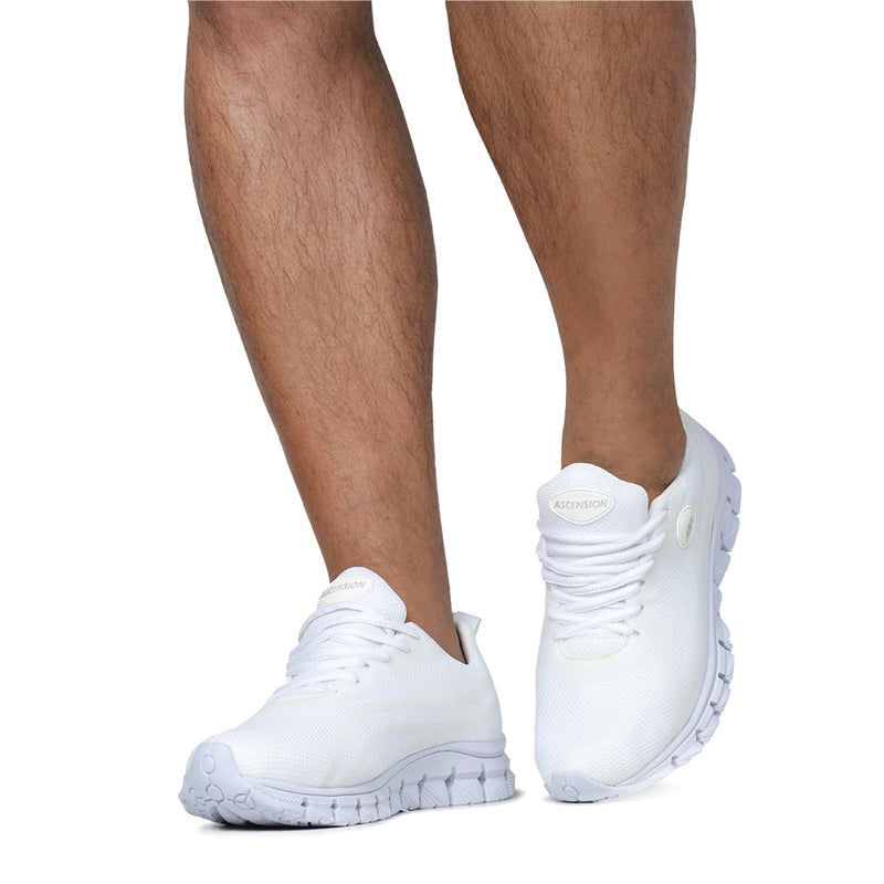 Tênis Unissex Esportivo Branco Caminhada