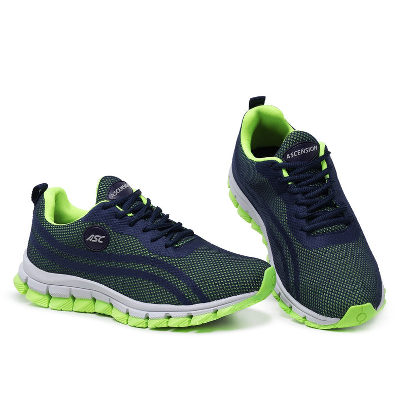 Tênis Unissex Esportivo Verde Caminhada Tamanho Especial