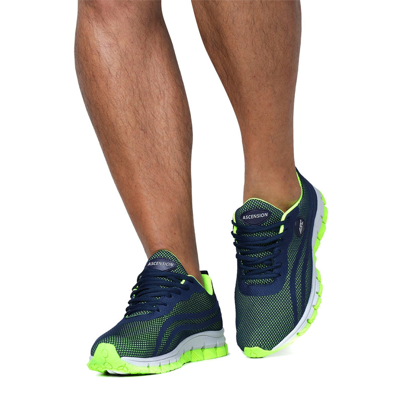 Tênis Unissex Esportivo Verde Caminhada Tamanho Especial