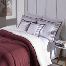 Kit Coberdrom Soft 05 Peças Queen - Vermelho Marsala