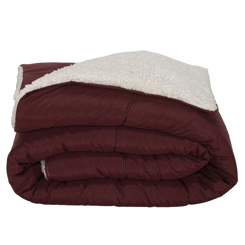 Kit Coberdrom Soft 05 Peças Queen - Vermelho Marsala