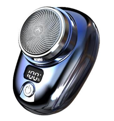Mini barbeador elétrico para homens, veículo montado barbeador, display digita